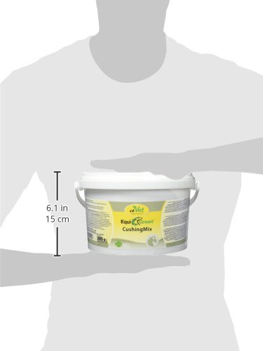 cdVet Naturprodukte EquiGreen CushingMix 1 kg, Pferde und Ponys, Stoffwechselprobleme, Entgiftungsorgane, Vitalstoffe, mit Möchspfeffer und Grünhafer