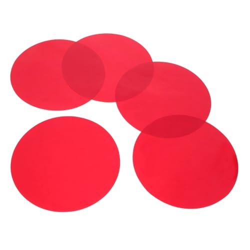 Zerodeko 5piezas Pegatinas De Luz Que Cambian De Color Láminas Difusoras De Luz Para Decoración Del Hogar Película De Color Para Lámparas