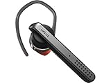 Jabra Talk 45 Wireless Bluetooth Single in-Ear Headset with Ear-Hook Design and Siri/Google Assistant, Black