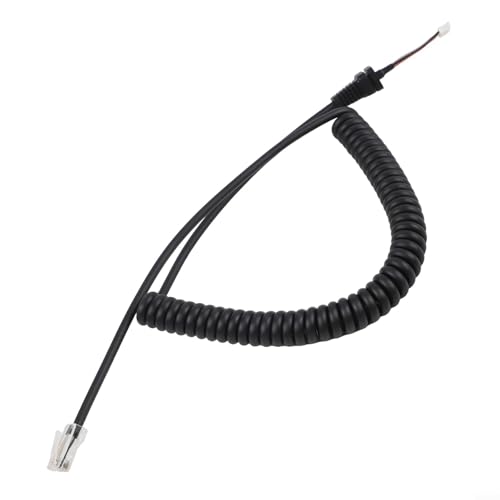 Compatibilità versatile: cavo elastico a spirale per radio bidirezionale compatibile con Yaesu FT-7800, FT-8800, FT-8900, FT-1802 e FT-1807 per una comunicazione chiara in diverse configurazioni