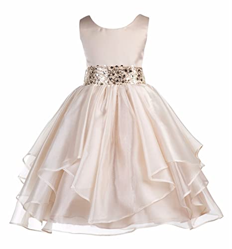 Image of Girl's Synthetic A-Line Maxi Dress