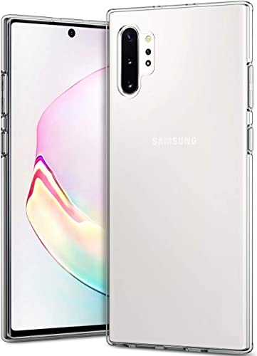 Image of NISHTECH for Samsung Galaxy Note 10 Premium Transparent Hybrid Soft Slim Dust Proof Back Case Cover Silicone with Camera Protection