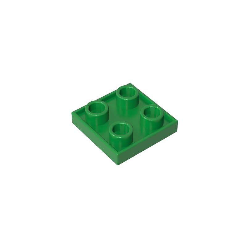 XYEIUGO GDS-90248 2x2 Double-Sided Plate, Green, 50 PCS