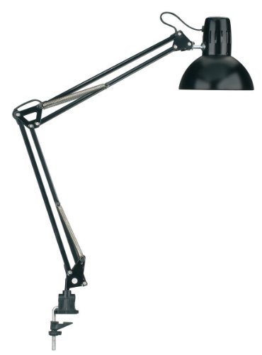 Preisvergleich Produktbild Maul Designleuchte MAULstudy, Inklusive Leuchtmittel Warmweiß, Metall Leuchte, Klemmfuß, Schwarz, 8230690