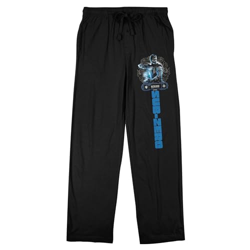Mortal Kombat Klassic Sub-Zero Men's Black Sleep Pants
