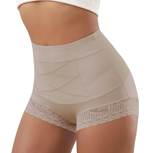 Women Shapewear Tummy Control Underwear High Waisted Girdle Body Shaper Postpartum Stretch Full Coverage