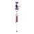 StealStreet SS-G-99294 Wind Chime Copper and Gem Cat Garden Decoration Hanging Porch Decor