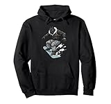 Bulldog Snowboard Rider Winter Extreme Sports Pullover Hoodie