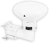 Outdoor TV Antenna, Philex Amplified Digital HDTV Antenna,65 Miles Long Rang 360 Degree Reception,Support VHF/UHF 33 ft Coax Cable-White …