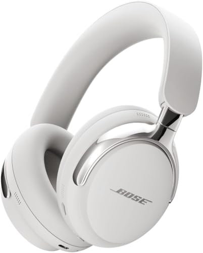 Bose QuietComfort Ultra Bluetooth Headphones (2nd Gen) Bundle with Fast Charger, Wireless Headphones with Spatial Audio, Over Ear Noise Cancelling with Mic, Up to 30 Hours of Play time, (White Smoke) - image 3