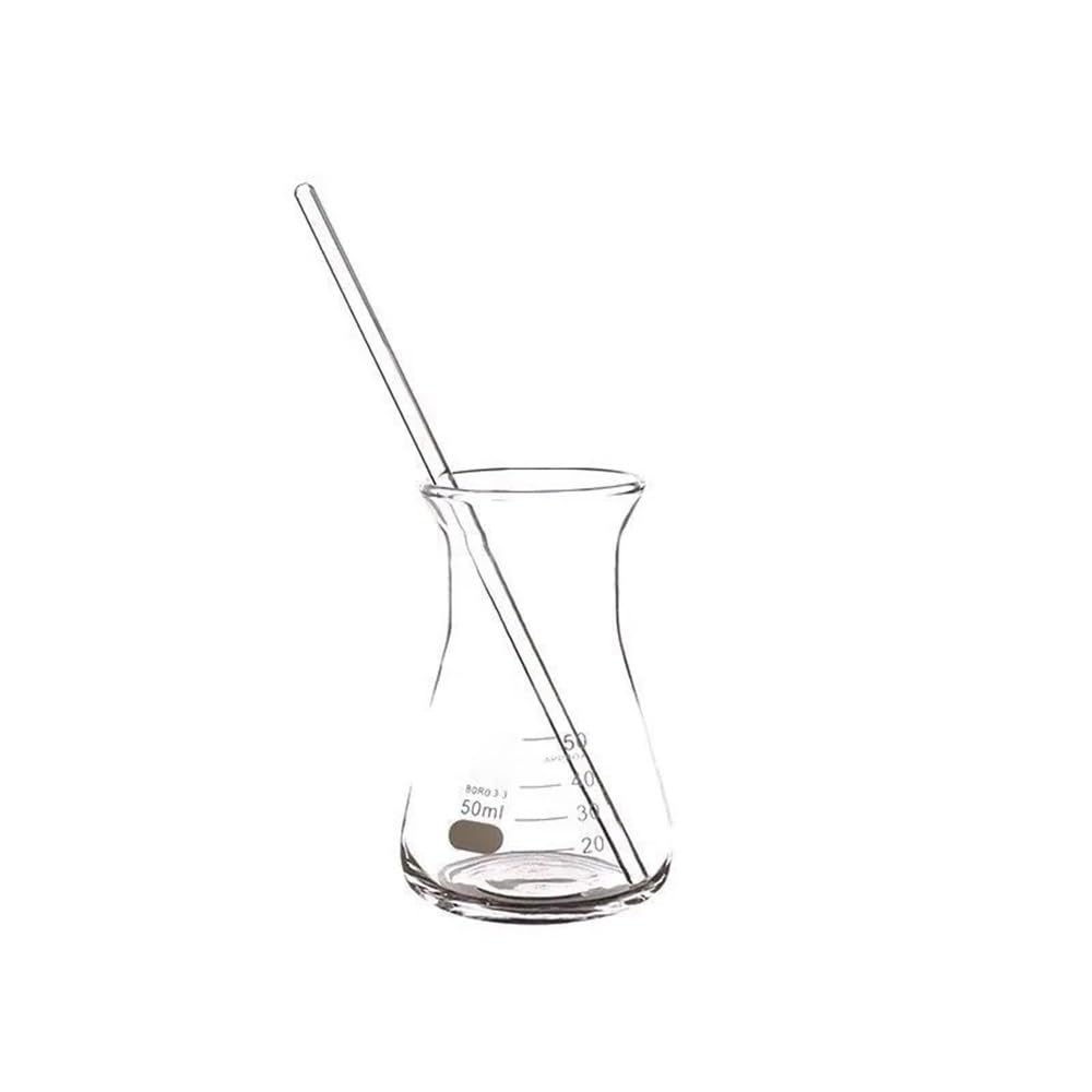 20 stücke 10 stücke Labor Glas Rührstäbe Rührer for Chemie Labor(8x300mm 20pcs)