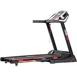 Grados Inclinación Cinta De Correr Cinta de Correr y Andar Plegable Motor 3 CV- 15 Niveles de Inclinación - MP3 - USB - Velocidad 18 km/h, Pantalla LCD con 12 perfiles de Intensidad, Sistema de amortiguación, Plegado hidraulico