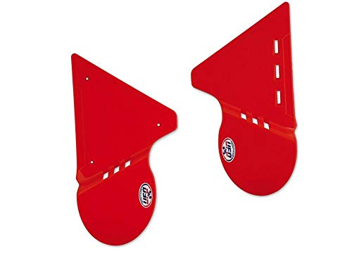 Plaques latérales UFO rouge Fantic 50 de finition premium