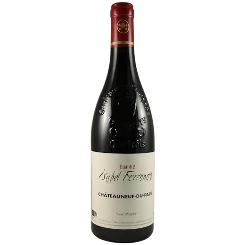 Châteauneuf-du-Pape Famille Isabel Ferrando tinto 2020 - Domaine Saint Préfert - DOP - Valle del Ródano - Francia - Variedades de uva Grenache,Mourvèdre,Cinsault - 75cl