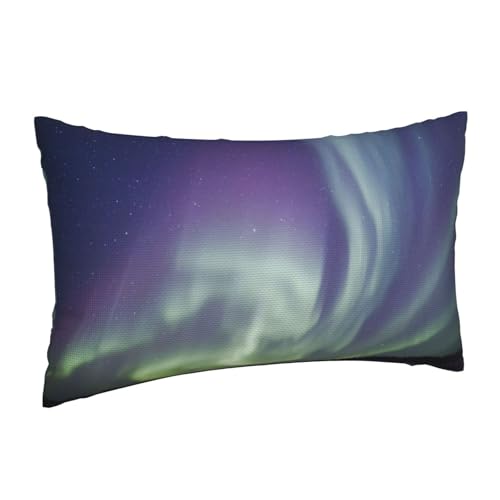 Taie d'oreiller en imitation lin aurore lot de 2 housses de coussin