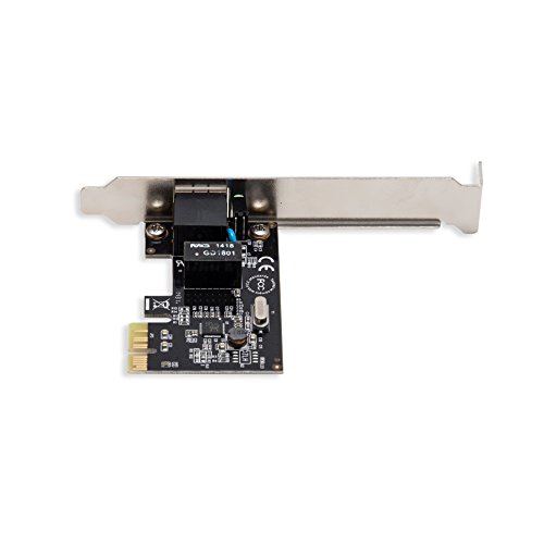 Syba Sd-Pex24009 Gigabit Lan Network Nic Pcie X1 Card Black #TOP2