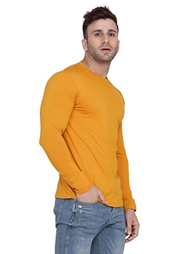 Image of Self Design Men Full Sleeve Round Neck Multicolor T-Shirt (Pack of 2)
