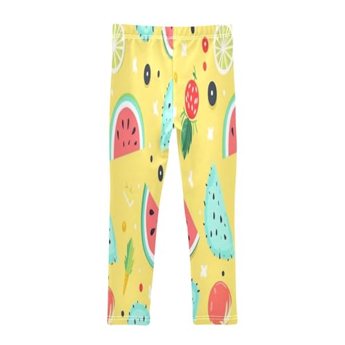 Bolaz Toddler Girls Leggings Printed Yoga Pants Leggings Watermelon Pineapple for Kids2