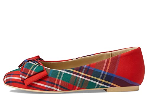 Janie and Jack Girl's Plaid Bow Flat (Toddler/Little Kid/Big Kid)4