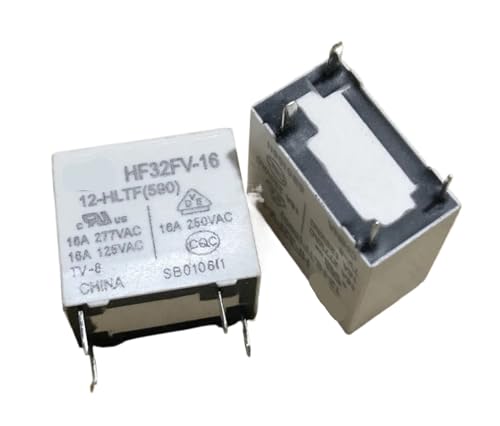 Relé HF32FV-16 5-HLTF(590) de 16A con alta capacidad de conmutación térmica para PCB