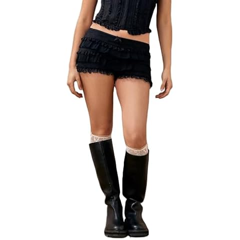 Women's Lerrita Lace Ruffle Pyjama Shorts Cover