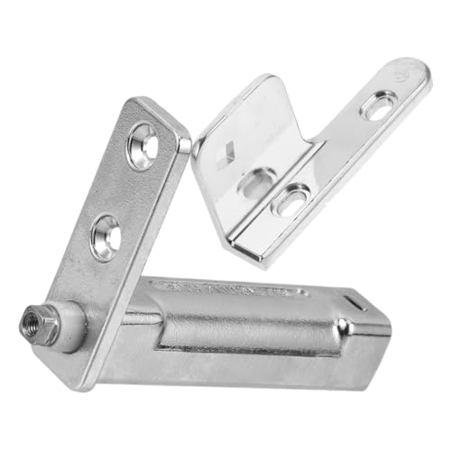 JECOMPRIS Juego de Bisagras Pivotantes Metálicas para Puerta de Frigorífico y Congelador Vertical, Distancia entre Ejes 35 MM, Repuesto para Puertas de Nevera de Dos Compartimentos