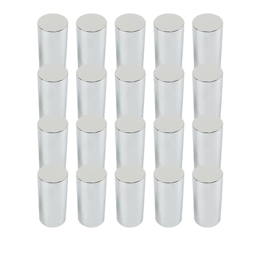 TJHSM 20 Pack Lug Nut Cover 33mm Tall Cylinder Thread-On 4-1/4 Replacement for Semi Trucks