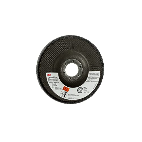 3M Scotch-Brite XL-UD Silicon Carbide Deburring Disc - Fine Grade - Arbor Attachment - 4 1/2 in Dia 7/8 in Center Hole - 13300 Max RPM - 27689 [PRICE is per DISC]