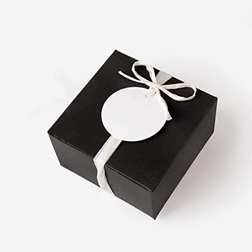 Gift Tags,100 Pcs 2Inch Kraft Paper White Round Hang Tags With Free 30M Natural Jute Twine For Christmas Holiday Gifts Wedding Favors Art Craft #TOP7