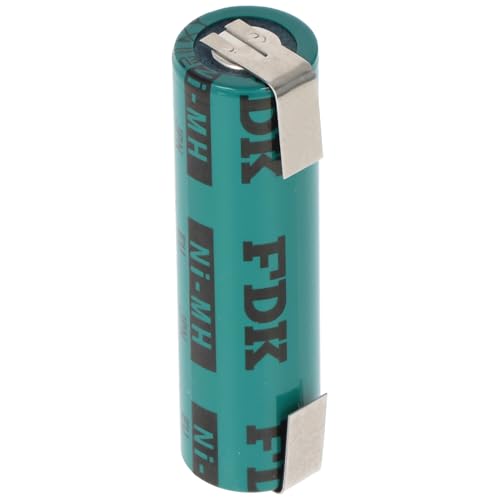 Sanyo fDK flat top accu niMH avec pattes à souder en z 1,2 v 1650mAh en u