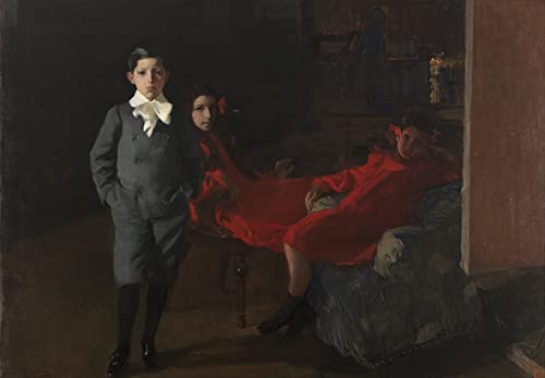 Poster sur toile My children Joaquín Sorolla l'émotion de l'enfance 50x70