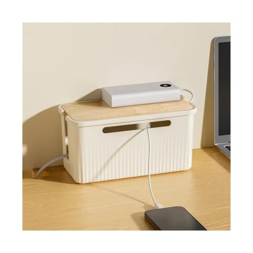 Gestion prise et fils électriques en désordre : lot de boîtes de rangement de taille S
