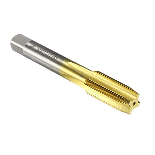 uxcell Metric Tap M16 x 1.5mm Pitch H2 Right Hand Thread Plug HSS Ti-coated for Threading Machine Electric Drill DIY
