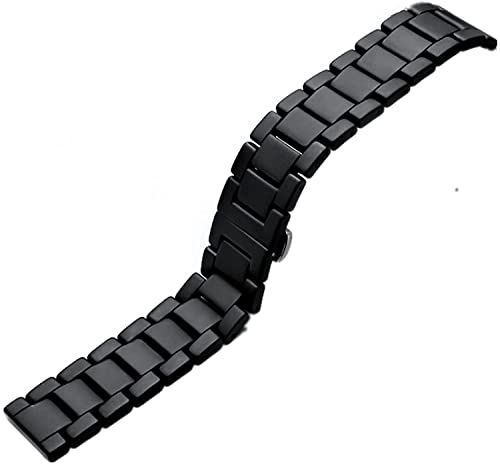 Bracelet montre céramique résistant aux rayures fini mat dépoli 20mm 22mm