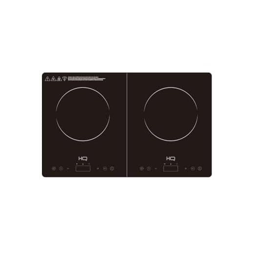 Cooktop de Indução HQ 2 Bocas Portátil 2000W Preto HQ-IDS3502 127V