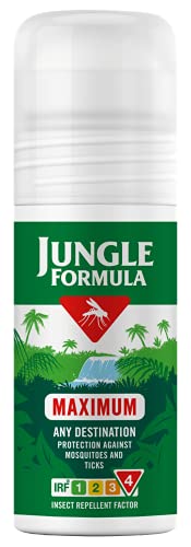 Jungle Formula Maximum Insect Repellent 50ml - Roll-On Repellent for Long-Lasting Protection - with...