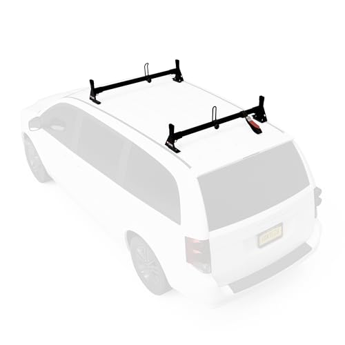 Vantech H1 Steel Universal Van Roof Rack 2 Bar Low