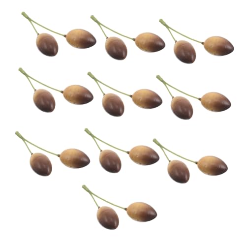 Alipis 10piezas Artificiales Realistas Decoración De Lifelike para Cocina y Fotografía