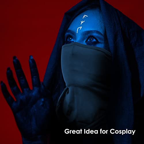 Achiou Balaclava Face Mask Uv Protection Ski Mask For Men Women Sun Hood Cycling, Climbing, Running, Hiking Outdoor Sports Black #TOP4