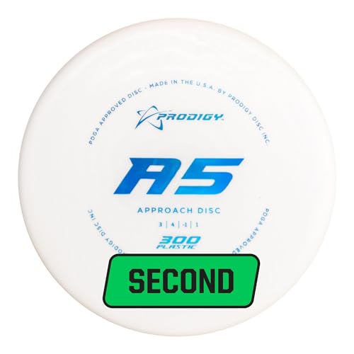 Prodigy Disc Factory Second 400 A5 | Slightly Overstable Disc Golf Approach | Stable Disc Golf Putter | Comfortable Backhand or Forehand | Colors May Vary | (170g+)