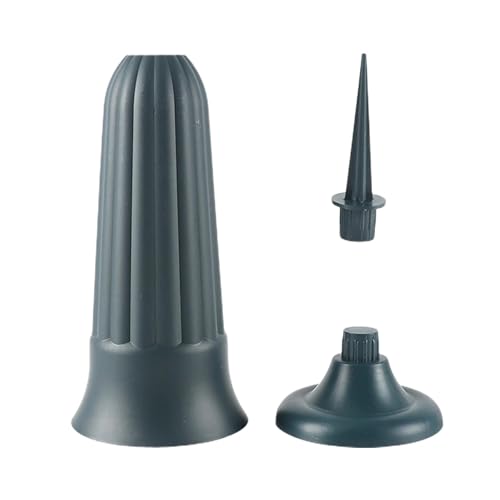 Jarrón Funerario Memoriales for Exteriores, macetas for jardín, Picas largas, marcadores, artículos de plástico for Festivales, Decoraciones for tumbas y cementerios(Green)