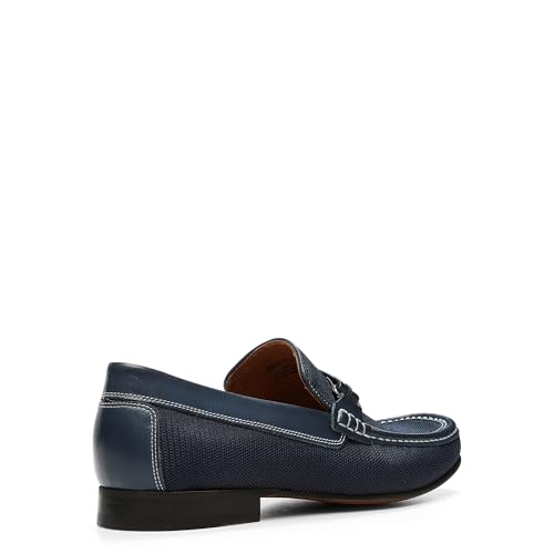 Image of Donald Pliner Donnie Men's Slip-On Loafer - Stacked Heel - Classic Dress Loafers for Men, Memory Foam Insole, Slip-On Shoes for Men, Comfortable Dress Shoes