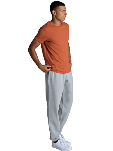 Image of Fruit of the Loom Eversoft Fleece Elastic Bottom Sweatpants with Pockets, Relaxed Fit, Moisture Wicking, Breathable