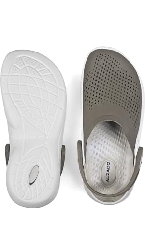 Image of Alzado Men's Classic Casual Sports Clogs /Sandals with Adjustable Back Strap for Adult | Comfortable & LightWeight| Stylish & Anti-Skid| Waterproof & Everyday Use Mules for Gents & Boys..