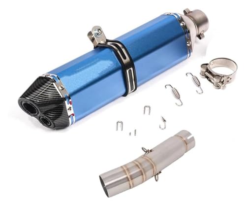 moto silenziatore posteriore Per Y&amaha Per Tenere 700 XTZ700 2019-2022 Moto Modifica Tubo Di Collegamento Centrale Marmitta Sistema Scarico Silenziatori Finali(E)