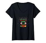 Photo Gallery donna most likely to christmas matching family pajamas fun humor maglietta con collo a v Photo Gallery donna most likely to christmas matching family pajamas fun humor maglietta con collo a v
