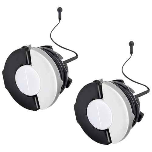 2er Set Tankdeckel Öldeckel für Stihl MS171 MS181 MS210 MS211 MS230 MS231 MS240 MS250 MS251 MS260 MS270 MS280 MS311 MS361 MS391 MS440 MS460 Motorsäge Kettensäge Ersatzteile Zubehör Schwarz