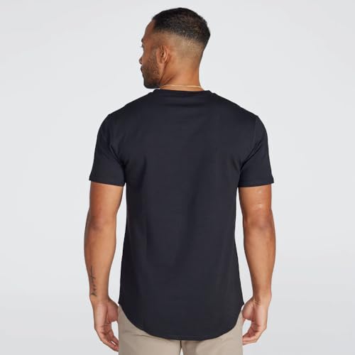 BYLT Men's Drop-Cut V-Neck – Plain Tshirts for Men – Soft Polyester, Cotton, Spandex – Moisture Wicking, Wrinkle Resistant2