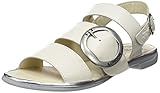 FLY London Codo006fly Open Toe Sandals 9 Off White/Silver