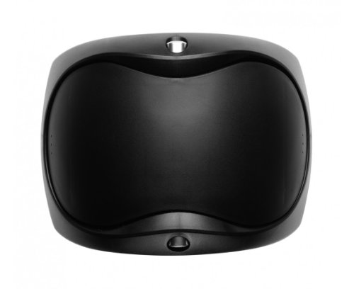 simplehuman Swing Lid Can, 60L / 15.9 Gallon Commercial Plastic Trash Can for Restaurants, Cafes, Lobbies, Balanced Swing Lid, Quick-Release Hinge, ADA-Compliant, Black Plastic